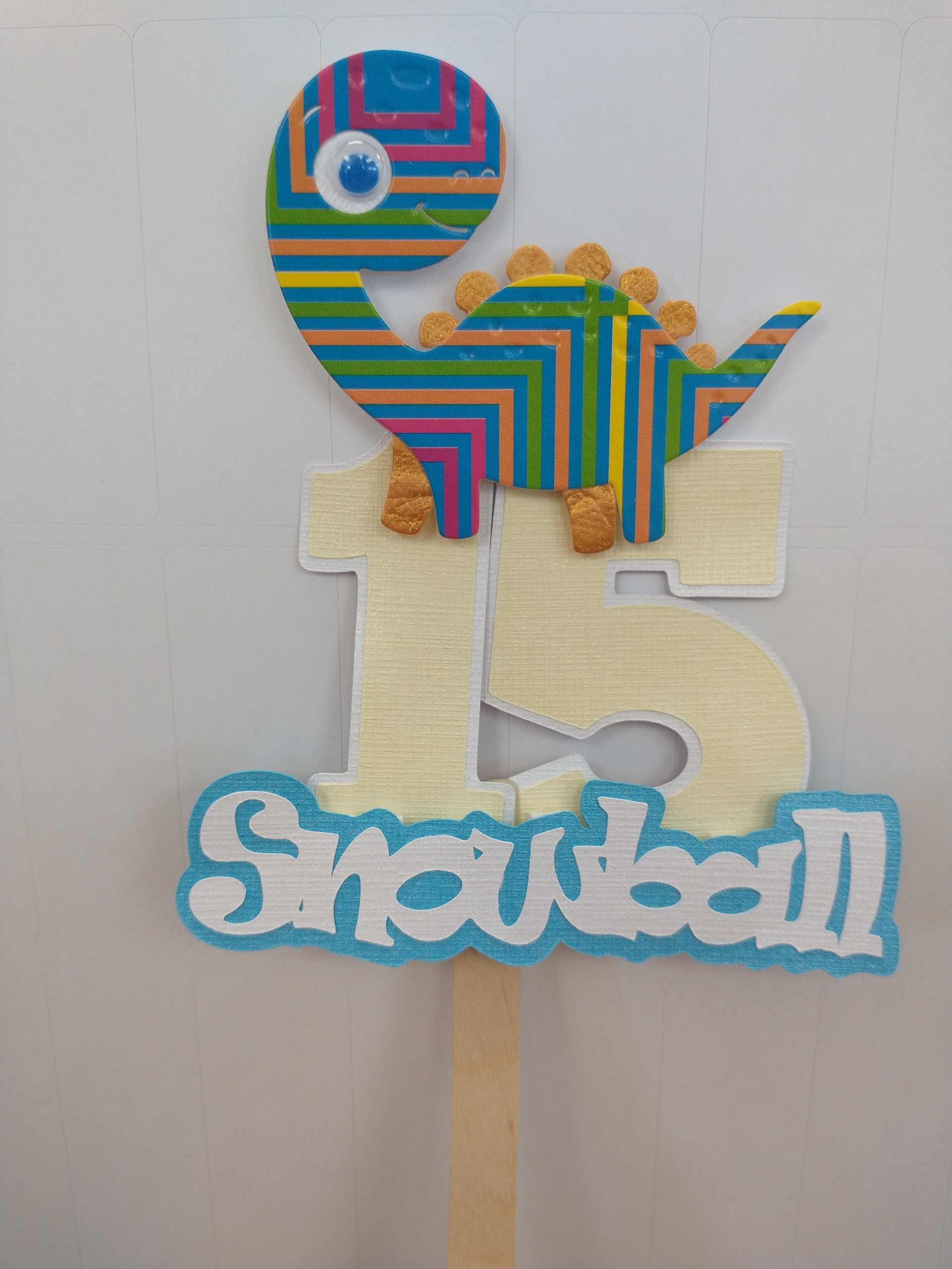 custom dog birthday cake topper